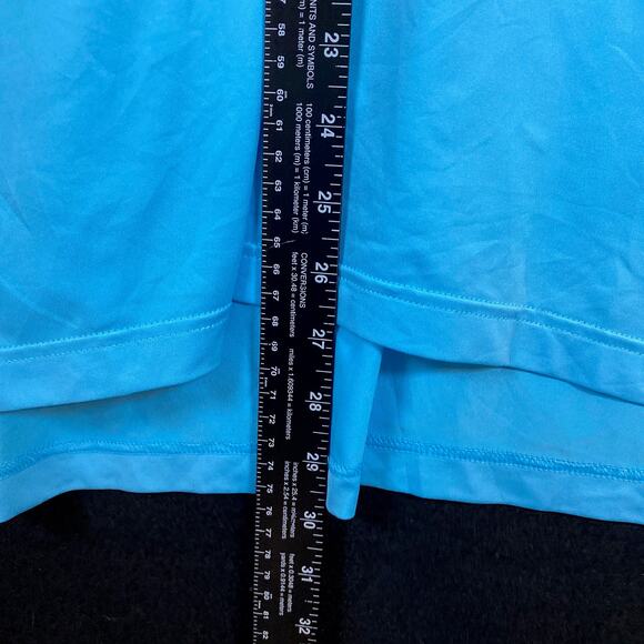 Peter Millar Mens Shirt Blue Short Sleeve Summer Crown Comfort Polo Stretch M - Picture 9 of 14